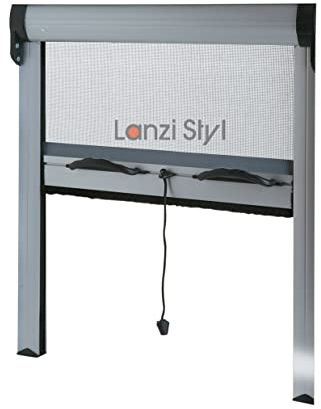 Zanzariera a rullo su misura: dotata di sistema a molla ricaricabile anche dall’esterno| Disponibile in 11 colori| Viteria e filmato per installazione| Misure da cm 60 a 140 x 180 H