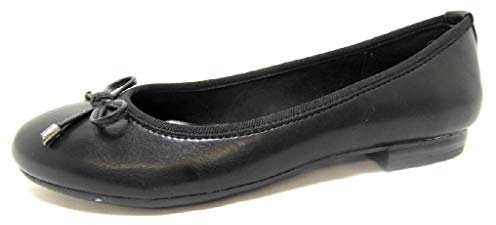 MARCO TOZZI Women's Ballet Flats, Soft Feel Me Footbed, Soft Lining, Vegan, 2-22135-42 Ballet Flats, Black 1, 7 UK