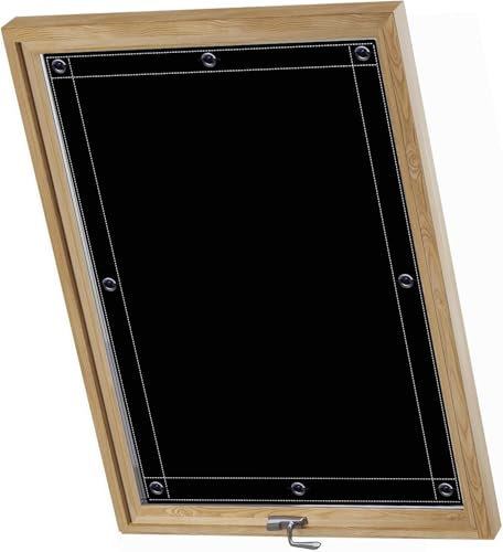 AIYOUVM Uv Schutz Dachfenster Sonnenschutz, Blackout, Thermo Sonnenschutz Dachfenster Hitzeschutzrollo für Velux Oberlichter 60x98cm