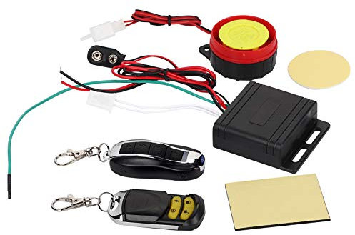 Yctze Système d'Alarme de Sécurité Antivol 12V Télécommande Moto, Scooter 125, 50cc Vélo