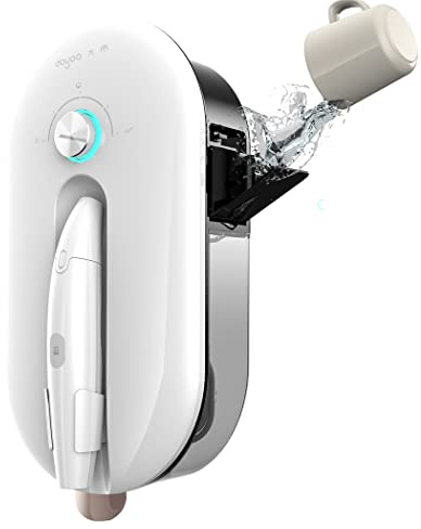 RASHIV Limpiador de Vapor de 1800 W, lavavajillas de Vapor doméstico Multifuncional con Tanque de Agua de Gran Capacidad de 1,2 l, Calentamiento rápido de 10 Segundos
