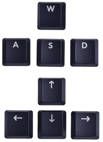 BestParts Hintergrundbeleuchtete Tastenkappen WASD Richtungspfeiltasten Ersatz für Logitech G813/G815/G913/G915 TKL RGB mechanische Gaming-Tastatur