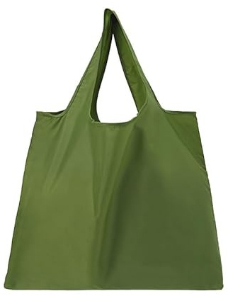 FoxCyllene Reusable Folding Shopping Bag, Oxford Cloth Bag, 53 x 38 x 10 cm