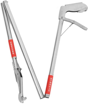 SEWOART Schlangenzange Faltbarer Reptiliengreifer Mit Sicherem Grip Und Für Handhabung Von Schlangen Und Krustentieren Rutschfester Crab Clip