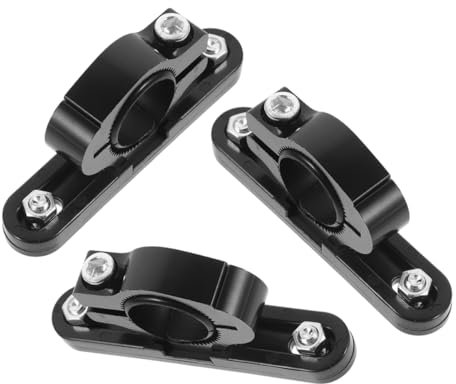 Generic Bicycle Water Bottle Cage Adapter Kit 3 Pack Fit for Handlebar Seat Post Base Easy to Install Compatible Bikes
