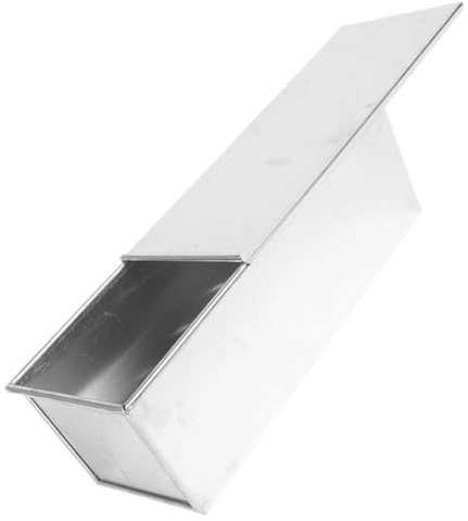 FUNNETOYU Teglia Per Pane in Metallo Con Coperchio Stampo Pancarrè Antiaderente Per Forno Forma Pratica Per Toast e Plumcake Conduzione Rapida e Uniforme Per Uso Domestico e Regalo