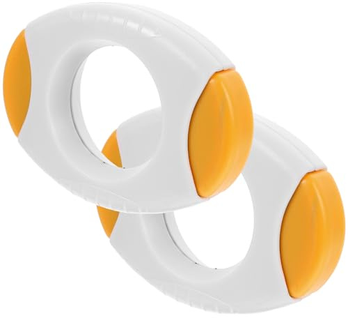 NUOBESTY 2 Pièces Ouvre-Œufs Coupe-Coquilles Jaunes Outil pour Ouvrir Œufs Durs et à la Coque Ustensile Cuisine Compact et Ergonomique pour Petit-Déjeuner et Pâtisserie