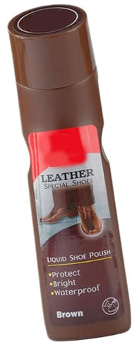 FHGSPQWM Lucidante multiuso in pelle con applicatore in spugna integrato, strumento per la cura delle scarpe, per borse, cinture, rivitalizzazione, facile applicazione