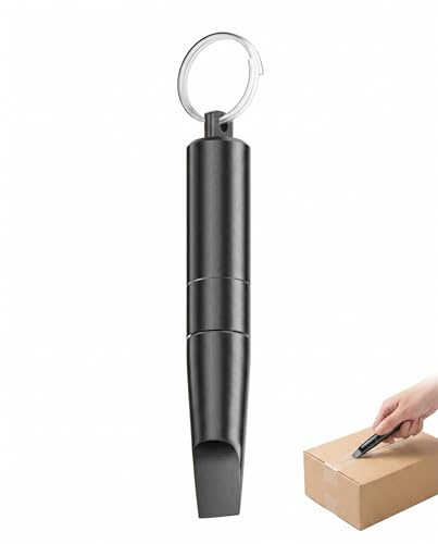TISCH Porte-clés Multifonction Noir – Outil Éjection Carte SIM, Stylo Nettoyage Téléphone & Ouvre-Paquet. Kit Essentiel pour Smartphone, Idéal Voyage & Quotidien.
