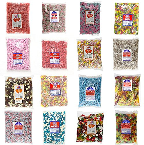 KINGSWAY CANDY SWEETS - Over 300 Different Sweets & Weights to Choose From (Lemon Bon Bons, 500g)