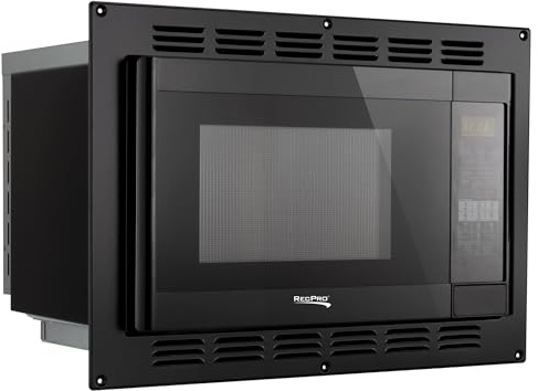 RecPro RV Convection Microwave 1.1 cu. ft. | 120V | Microwave | Appliances | Direct Replacement for High Pointe and Greystone (Black)