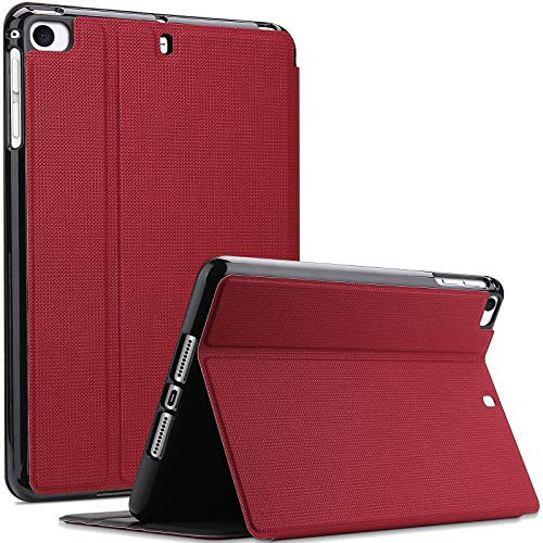 ProCase Buchdeckel Hülle für iPad mini 7.9, iPad mini 5/4/3/2/1, Klapp Leicht Schutzhülle Urban Folio Case Smart Cover -Rot