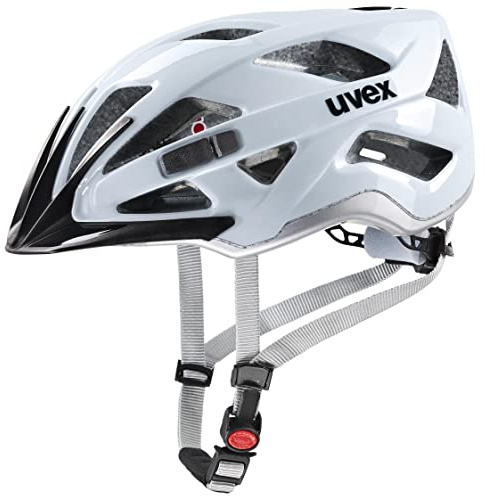 uvex Active - sicherer Allround-Helm für Damen und Herren - individuelle Größenanpassung - Cloud-Silver - 56-60 cm