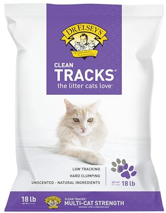 Dr. Elsey's Clean Tracks Clumping Clay Cat Litter 18 lb. Bag