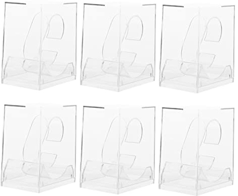 Transparente Ps Uhrenaufbewahrungsbox 6 Stück für Kleine und Mittlere Uhren | Kinderuhren Verpackungsboxen, Leicht zu Tragen, Sichere Lagerung, Rundum Ansicht, Durchsichtiges Design