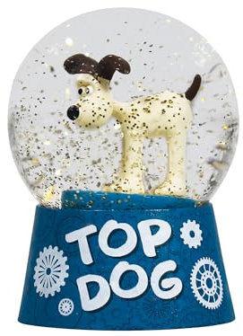 Half Moon Bay Gromit Snow Globe | Wallace And Gromit Merchandise | Christmas Snow Globe | Wallace And Gromit Gifts | Gromit Snow Globes For Children | Christmas Decor & Xmas Decorations | Funny Gifts