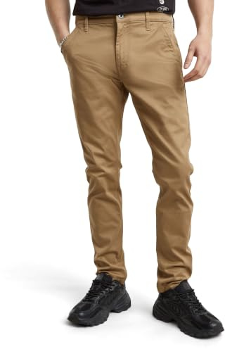 G-STAR Pantalones Skinny Chino 3.0 para Hombre, Beige (Safari D25179-C105-B444), 32W / 32L
