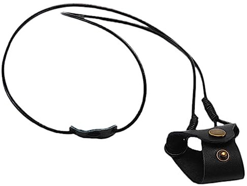 Homoyoyo Brillenetui Brillenhalter Um Den Hals Schutzbrillenhalter Halsband Für Damen Frau Sonnenbrille Gothic-halskette Brillenleine Zubehör Mode Kunstleder Fräulein