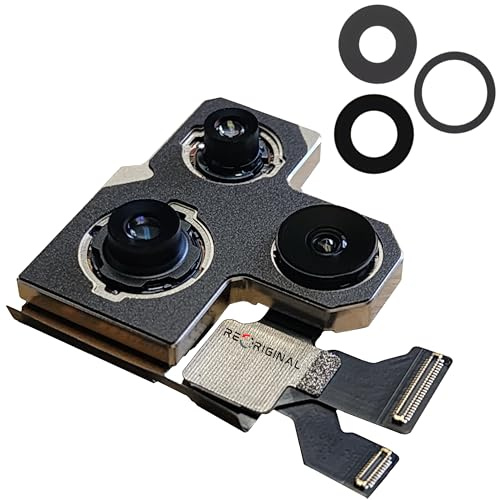 Genuine OEM Back Rear Main Camera Module & Lens Replacement Picture Visual Video Flex Cable Module Replacement Compatible with Apple iPhone (iPhone 13 Pro Max & iPhone 13 Pro)