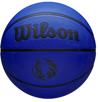 Wilson Pallone da Basket NBA Team Tribute Solid, Con Cuciture Pro, Stabilità Dell'Aria e Rivestimento Ad Alte Prestazioni, Per Giocare All'Aperto, Squadra: Miami Heat, colore: verde, Taglia: 5