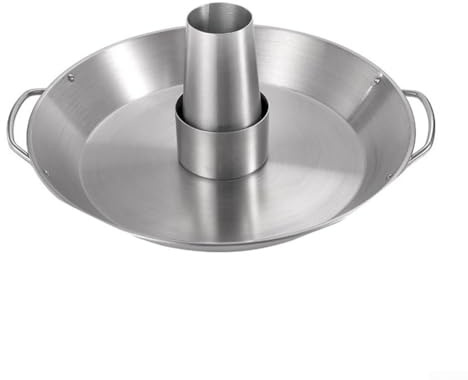 Assiette à poulet grillée, grille à dinde amovible en acier inoxydable avec double oreilles, adaptée pour les pique-niques en plein air, les barbecues au gaz et au charbon de bois ainsi que les fours