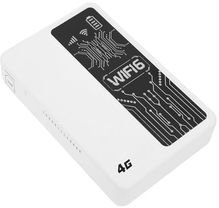 Tosuny Hotspot Mobile 4G LTE, Router WiFi Mobile Wireless con Slot per Scheda SIM, Alta velocità 300 Mbps, 10 Dispositivi Connessi, Batteria da 10000 MAh, Hotspot WiFi Portatile per