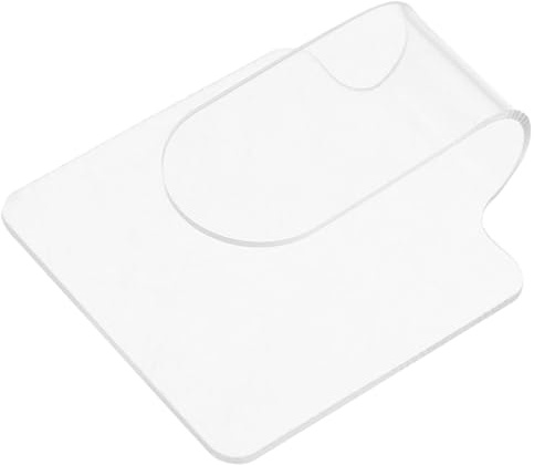 PAMINGONO Palette de Maquillage Plateau de Mélange Compact Ergonomique en Acrylique Moulé Intégr é pour Manucure Design pour Fond de Teint et Ombre à Paupières