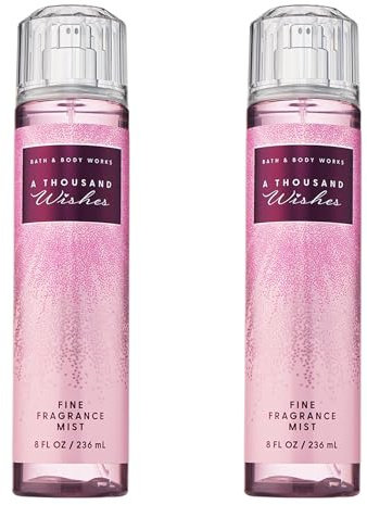 (Set of 2) - Bath & Body Works Fragrance Mist, A Thousand Wishes. 8fl oz/ 236ml Each by Bath & Body Works
