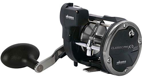 Okuma Classic Linecounter XPD- 30DLXA 2bb Linkshand Multirolle, Meeresrolle für Norwegen, Island, Dänemark, Nordsee, Ostsee, Angelrolle, Meeresangeln, Schnurfassung 420m 0.40mm