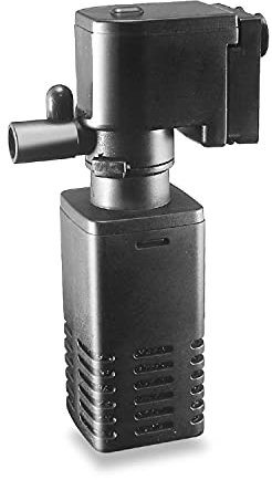 Nobleza Filtro para Acuario 20-80 L, Filtro Acuario Interno con Flujo 400 L/H, Filtros Internos para Acuarios, 4W