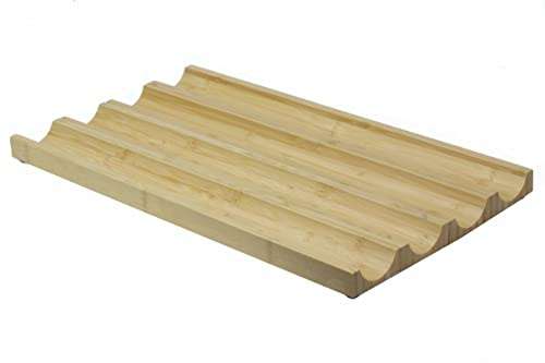 Gewürzregal [Set of 2] - Bambus-Holzschublade Gewürzhalter - Gewürz-Organizer für die Küchenschublade - Schöne, übersichtliche Gewürzaufbewahrung - Bambus Gewürz-Rost - Küchenschrank Schublade