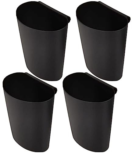 STOBOK 4pcs Storage Basket Tabletop Sundries Container Wall Trash Can Make up Pencil Holder Compact Trash Can Rolling Trash Can Plant Cart Makeup Organizers Plastic Eyelash Stroller Child