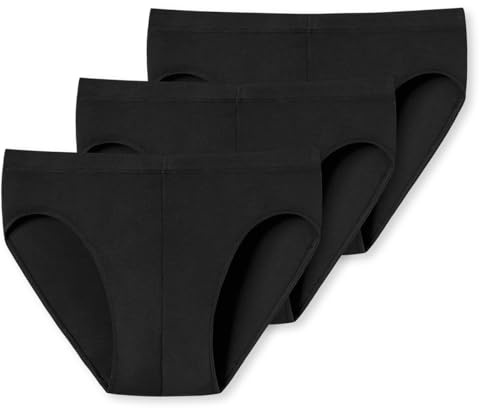 uncover by Schiesser - Basic - Mini Slip / Unterhose - 3er Pack (XL Schwarz)