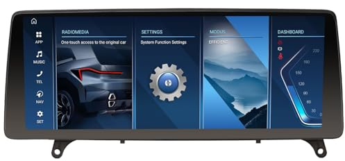 12.3-inch Android 16 2K Screen 8+128GB Car Stereo for BMW X5 E70 X6 E71 CCC System Wireless Carplay Android Auto IPS WiFi DAB+ DSP Bluetooth 5.1 Canbus Idrive OEM Radio 4G LTE WiFi