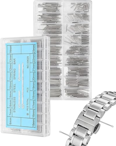 360 pezzi di perni per cinturini per orologi – perni divisibili perni per maglie di cinturini per orologi in acciaio inossidabile perni divisibili per maglie di orologi strumenti p
