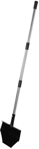 Oreilet Pala la Pulizia del Giardino, Strumenti Diserbo Raschietto Pavimento Trapezoidale, Vanga Pala Piatta per Bordi Prato, Scavo, Diserbo, Raschiatura, Rimozione Chopper Ghiaccio
