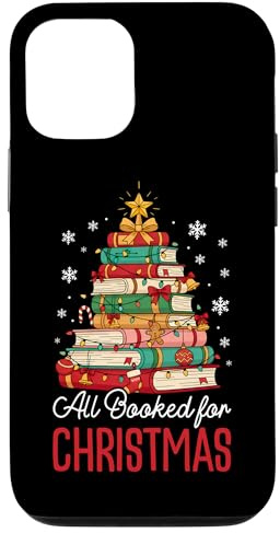 Todo Reservado para Navidad Pila de Libros Vacaciones Carcasa para iPhone 12/12 Pro