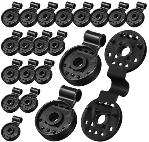 DIYEAH Clip per Teli Ombreggianti 50 Pezzi Morsetti per Reti da Giardino e Serra Fermagli Resistenti per Tende da Sole Meccanismo di Bloccaggio Rapido e Tenuta Salda