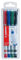 STABILO - Fineliner mit gefederter Spitze - SENSOR F - fein - 4er Pack - schwarz, blau, rot, grün