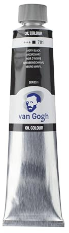 Pintura al óleo Talens Negro 200 ml