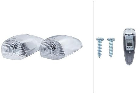 HELLA 2PF 001 638-011 Positionsleuchte - Begrenzungsleuchte - Halogen - 12/24V - Anbau/Schraubanschluss - SAE/CCC/ADR/GGVS - Lichtscheibenfarbe: glasklar - rechts/links - Menge: 2
