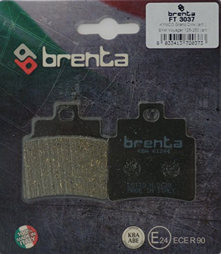 Brenta Plaquettes de Frein organiques moto pour kymco grand dink 250, pour kymco ATV mXU 250, SYM