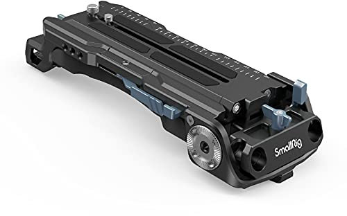 SMALLRIG Schulterplatte mit Schnellverschluss für Sony VCT-14 Stativadapter mit eingebauter Rosetten Mount und 15 mm Rod Clamp - 2837C