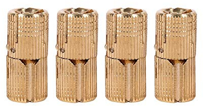 Lot de 4 Charnière Cylindrique, Charnière Invisible Cylindrique Ouverture à 180° Angle, Charnière Invisible Ronde 10mm pour Caravanes, Bricolage,Boîtes Badeaux, Boîte à Bijoux