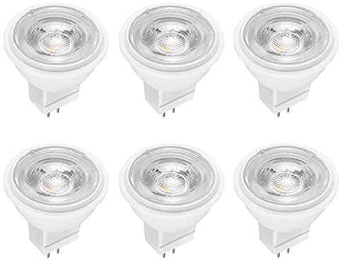 NCC-Licht 6 x LED Leuchtmittel Reflektor MR11 2,5W = 22W GU4 180lm warmweiß 2700K DIMMBAR