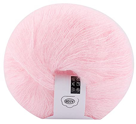 Mohair Garn, Mjukt Stickat Ull för Handstickning, Lång Pashm Garn Ull för Sjalar, Tröjor och Mössor