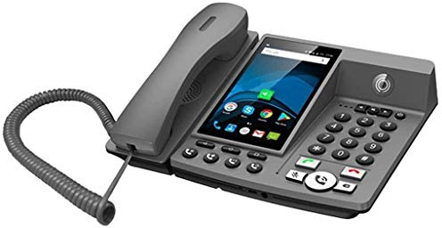 DSDD Teléfono Fijo Smart LTE 4G Inalámbrico Android 7.0 Con Red SIM Universal, WiFi y Video Para Ancianos