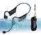 KIMAFUN Drahtloses Fitness Headset Mikrofon 2.4G, IP67 Wasserdichtes Schweißfestes Kabelloses Mikrofon für Trainingslehrer, Schwimmtrainer, Fitnesstrainer, Yoga, Pilates, GWP91(1TX+1RX)