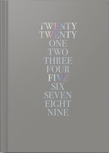 rido/idé Buchkalender Modell futura 2 (2025) „Iridescent“, 2 Seiten = 1 Woche, A5, 176 Seiten, Balacron-Einband, dunkelgrau