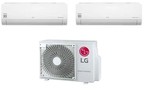 Climatizzatore LG Libero Smart wifi dual split 7000+12000 btu inverter con R32 MU2R15 in A+++